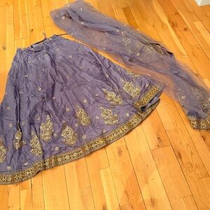 Embellished Lehenga with Dupatta